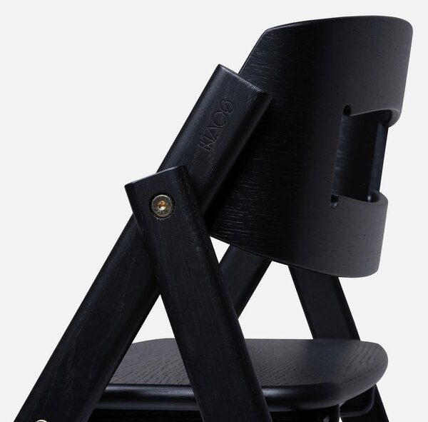 STOLČEK ZA HRANJENJE KAOS Klapp High Chair 45,5/60/81 cm črna