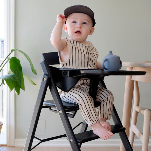 STOLČEK ZA HRANJENJE KAOS Klapp High Chair 45,5/60/81 cm črna