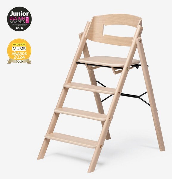 STOLČEK ZA HRANJENJE KAOS Klapp High Chair 45,5/60/81 cm medeni hrast