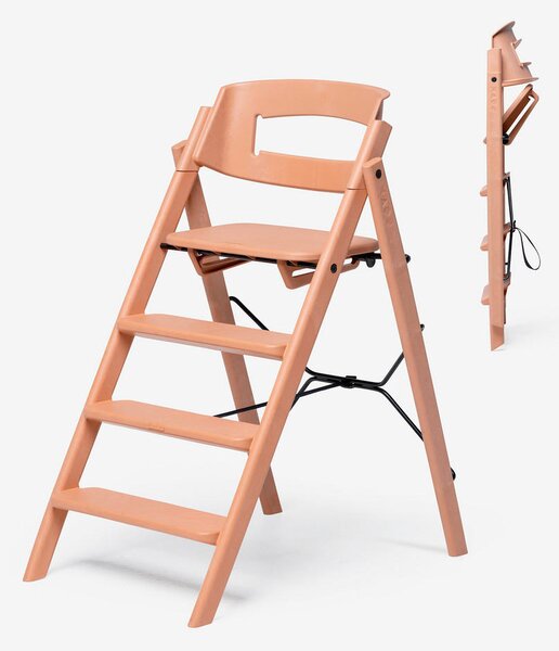 STOLČEK ZA HRANJENJE KAOS Klapp High Chair 45,5/60/81 cm terakota