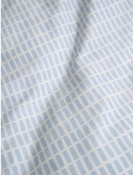 POSTELJNINA 135/200 cm saten svetlo modra