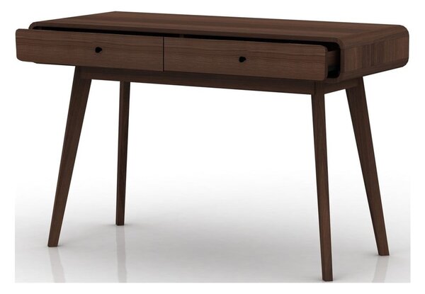 Pisalna miza v orehovem dekorju 50x120 cm Cassie – Støraa