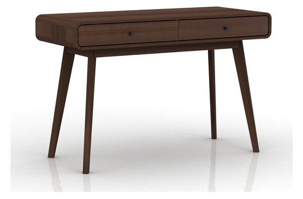 Pisalna miza v orehovem dekorju 50x120 cm Cassie – Støraa