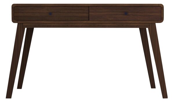 Pisalna miza v orehovem dekorju 50x120 cm Cassie – Støraa