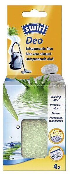 Swirl Dišeče kroglice za sesalec (Aloe, 4 kos)