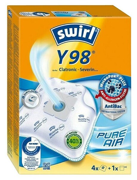 Swirl Vreča za sesalec Y98 (5 kos)