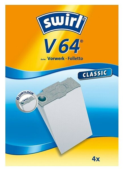 Swirl Vreča za sesalec V64 (4 kos)