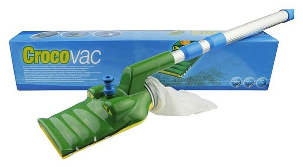 Sesalec za dno bazena Croco Vac (Plastika, Ustrezno za: Manjše bazene)