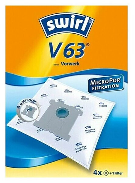 Swirl Vreča za sesalec V63 (4 kos)