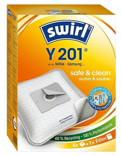 Swirl Vreča za sesalec Y201 (5 kos)