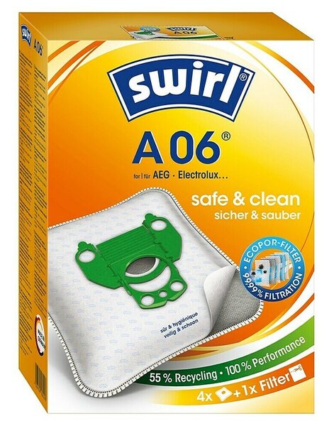 Swirl Vreča za sesalec A06 (4 kos)