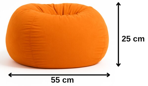 Sedežna vreča lenoška oranžna EMI