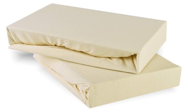 Posteljna rjuha krem jersey EMI, Otroška rjuha 60x120