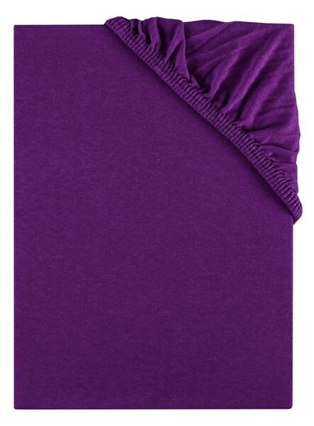 Posteljna rjuha vijolična jersey EMI, Otroška rjuha 60x120