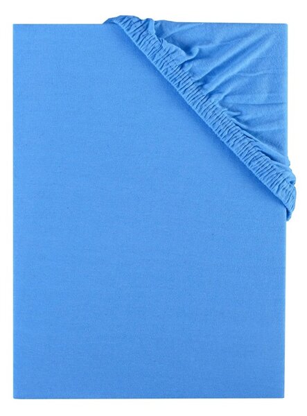 Posteljna rjuha modra jersey EMI, Otroška rjuha 60x120
