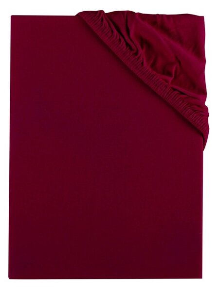 Posteljna rjuha bordo jersey EMI, Otroška rjuha 60x120