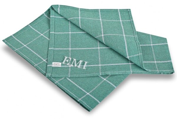 Pomivalne krpe temno zelene barve set 3 EMI
