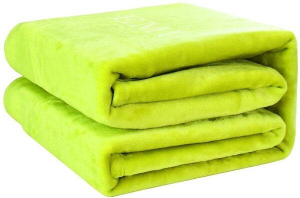 Odeja neon zelena 150 x 200 cm EMI