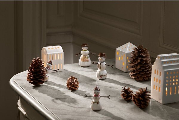 Porcelanasta božična figurica (višina 11,5 cm) Hammershøi Snowman – Kähler Design
