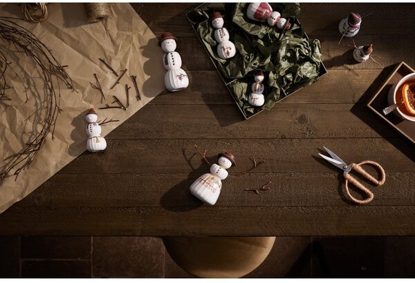 Porcelanasta božična figurica (višina 11,5 cm) Hammershøi Snowman – Kähler Design