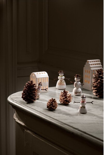 Porcelanasta božična figurica (višina 11,5 cm) Hammershøi Snowman – Kähler Design
