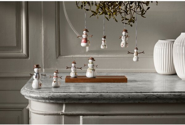 Porcelanasta božična figurica (višina 11,5 cm) Hammershøi Snowman – Kähler Design