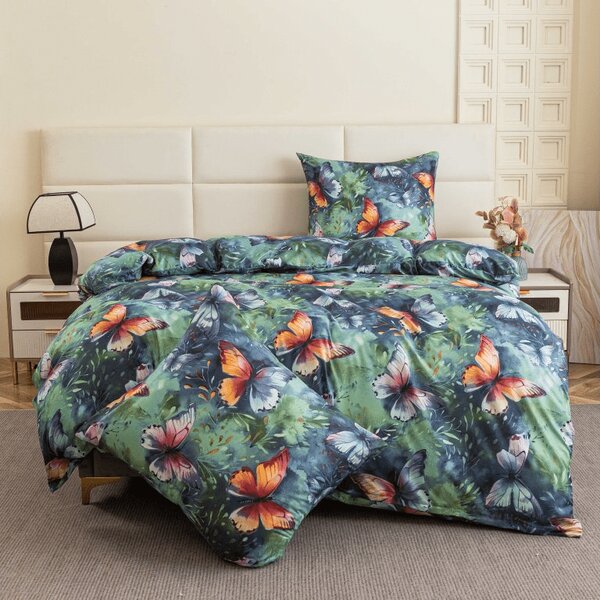 Posteljnina iz mikrovlaken COLORFUL BUTTERFLY, barvna Dimenzije posteljnine: 70 x 90 cm | 140 x 220 cm