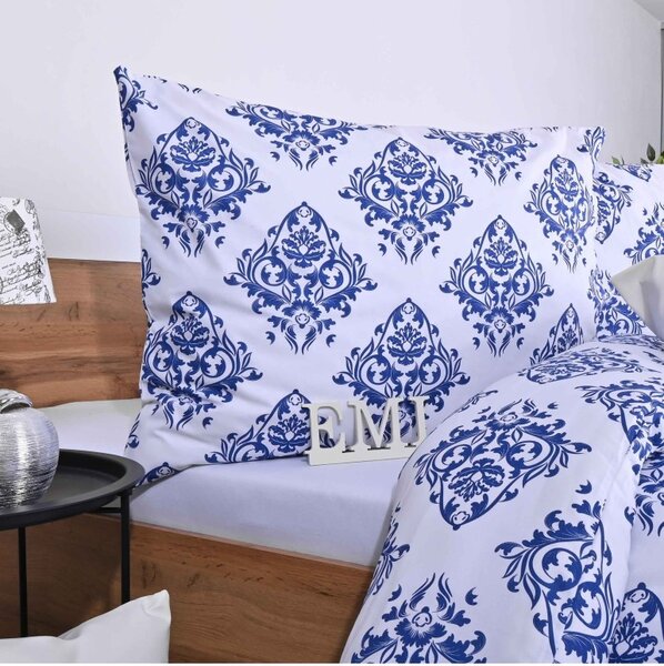 Bombažne rjuhe Athens blue EMI, Francoski set1 200x220 + 2x (70x90)