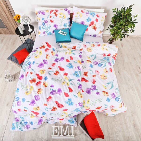 Flanelasta posteljnina Summer EMI, Standardni enojni posteljni komplet vključuje 1x 140x200 + 1x 70x90