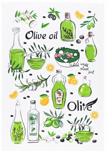 Kuhinjske krpe Olive Oil set 3 kosi EMI