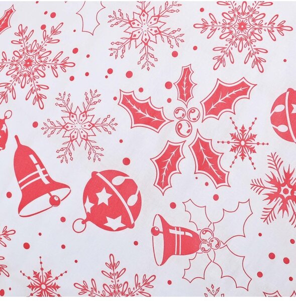 BOŽIČNA BOMBAŽNA POSTELJNINA WINTER EMI, Podaljšan enojni posteljni set vsebuje 1x 140x220 + 1x 70x90