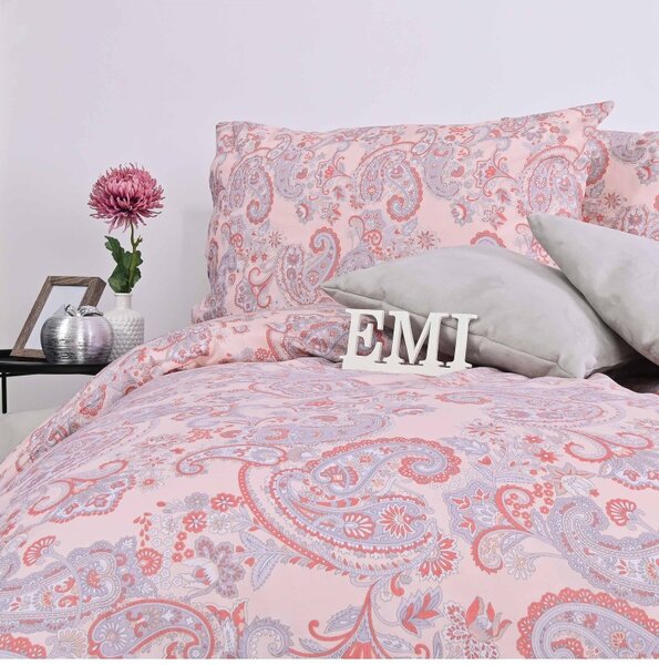 BOMBAŽNA POSTELJNINA MOSER EMI, Standardni enojni posteljni komplet vključuje 1x 140x200 + 1x 70x90