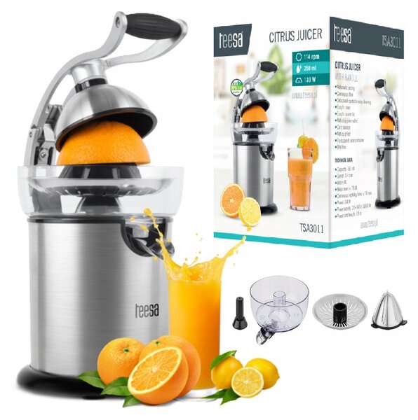 130W inox električni ožemalnik citrusov 350ml