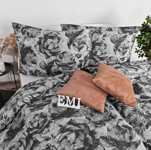 BOMBAŽNA POSTELJNINA KENDRA EMI, Standardni enojni posteljni komplet vključuje 1x 140x200 + 1x 70x90