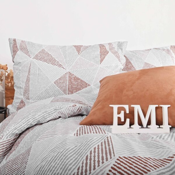 BOMBAŽNA POSTELJNINA MEGAN EMI, Francoski set1 200x220 + 2x (70x90)