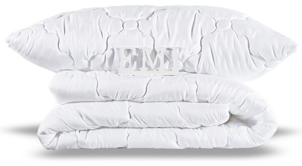 Komplet podaljšana odeja in vzglavnik Premium 140x220 90x70 EMI