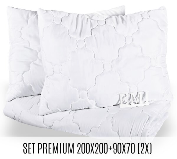 Premium zakonska odeja in vzglavnik 200x200 + 90x70 (2x) EMI