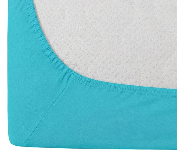 Jersey rjuha HIGHFIT turkizna 90 x 200 cm