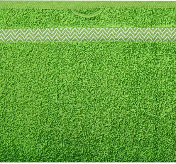 Bombažna brisača zelena 70x140 cm Ates EMI