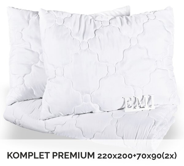 Premium zakonska garnitura odeje in vzglavnika 220x200 + 90x70 (2x) EMI