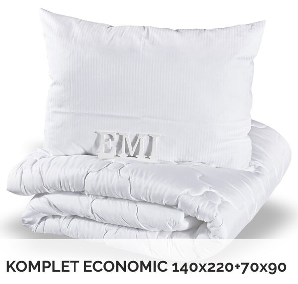 Komplet podaljšana odeja in vzglavnik Economic 140x220 70x90 EMI