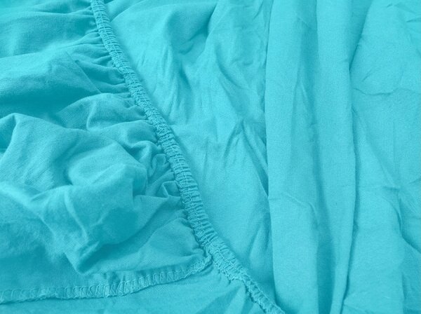 Jersey rjuha HIGHFIT turkizna 90 x 200 cm