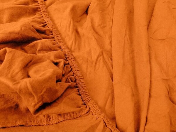 Jersey rjuha HIGHFIT oranžna 90 x 200 cm