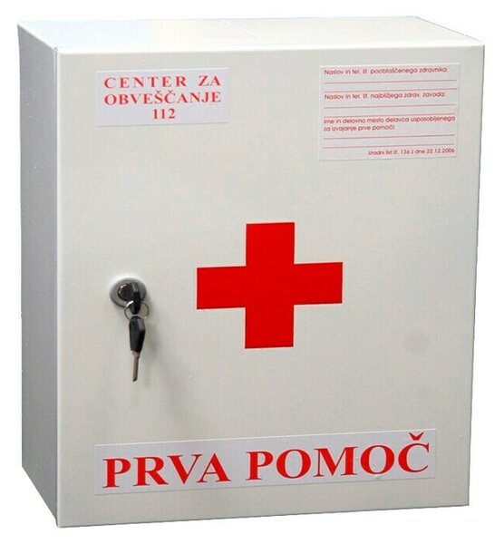 Omarica za prvo pomoč (130 x 230 x 330 mm, Aluminij)