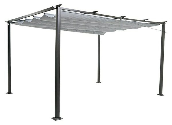 Sunfun Jakarta Gazebo paviljon Jakarta II XL (Š x G: 400 x 300 cm, Barva ogrodja: Antracitne barve)