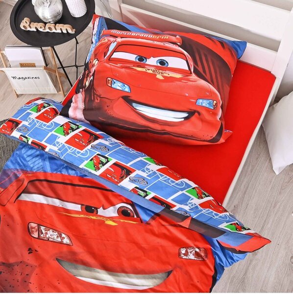 Otroške rjuhe Cars 80x80 + 140x200 cm