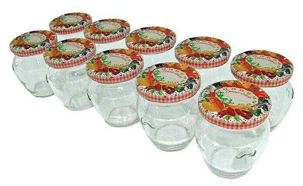 Steklo-set za vlaganje (Prostornina: 210 ml, 10 kosov)