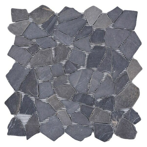 Mozaična ploščica Uni CIOT 30/120 (30,5 x 30,5 cm, Črne barve, Mat)