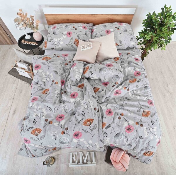 Posteljnina krep Kayla EMI, Standardni enojni posteljni komplet vključuje 1x 140x200 + 1x 70x90