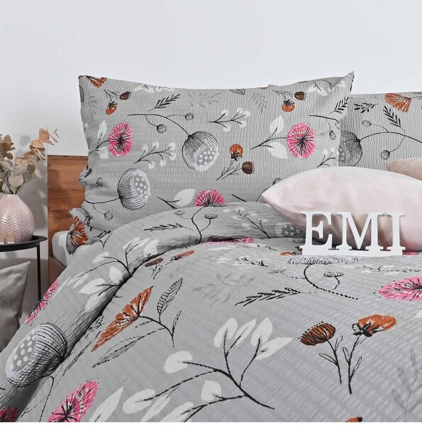 Posteljnina krep Kayla EMI, Standardni enojni posteljni komplet vključuje 1x 140x200 + 1x 70x90